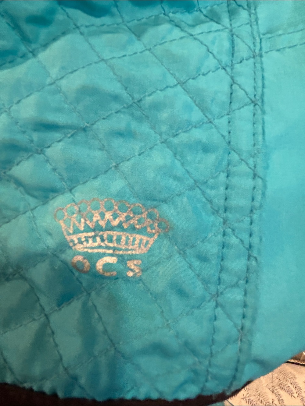 Oleg Cassini Sport Turquoise Quilted Zip Front Jacket XL - Picture 3 of 6